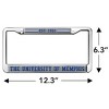 University of Memphis School Logo Full Size Standard License Plate Metal Frame - 4 of 4