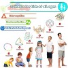 Attop 600Pcs Toy Interlocking Plastic Engineering Thin Tube Blocks Educational Kit for 3 4 5 6 7years Kids Boys and Girls Gift - 2 of 4