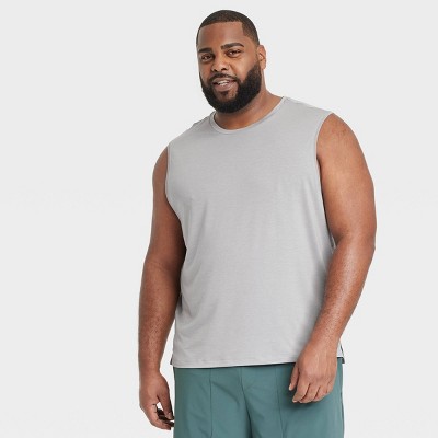 Men's Big Sleeveless Performance T-Shirt - All In Motion™ Gray 3XL