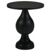 20" Pedestal Accent Table with Round Mango Wood Top ¨C Ideal for Living Room or Entryway - 2 of 4