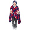 NCAA Arizona Wildcats Checkered Faux Shearling Throw Blanket - 2 of 2