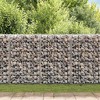 vidaXL Gabion Wall with Covers Galvanized Steel 23.6"x11.8"x39.4" - 3 of 4
