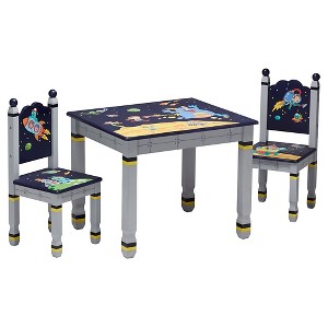 Outer Space 3-Piece Table & Chair Set - Fantasy Fields, Blue