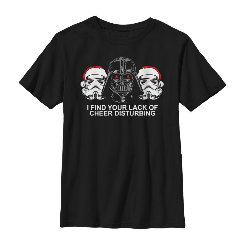 Boy's Star Wars Christmas Empire Lack of Cheer T-Shirt, 1 of 6