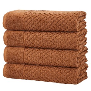 Cotton Quick-Dry Textured Towels - Great Bay Home. - 1 of 4