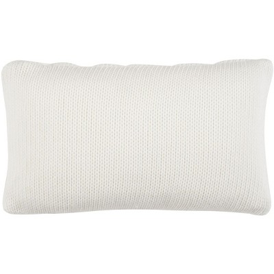Ivory 3D Diamond Pattern Rectangular Pillow