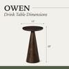 Maven Lane Owen Rustic Wooden Side Table - 4 of 4