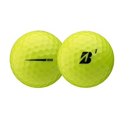 Bridgestone 2021 e6 Yellow Golf Ball - Dozen