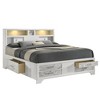 Queen Size Wooden Storage Bed with Drawers for Bedroom - 3 of 4