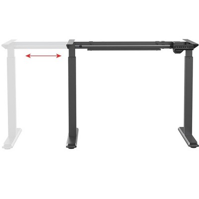 Black Electric Height Adjustable Sit-Stand Desk Frame