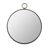 24inx 27in Wall Mirror with Black Frame, Contemporary Minimalist Accent Mirror for Living Room, Foyer, Entryway, Bedroom - 2 of 4