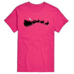 Men's - Instant Message - Santas Sleigh Short Sleeve Graphic T-Shirt - 1 of 4