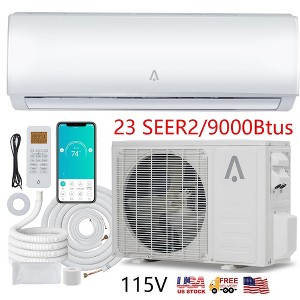 9000/12000/18000/24000/36000Btus Mini Split Air Conditioner 19/23 Seer2 With Heater System 115V/230V - 1 of 4