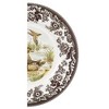 Spode Woodland Luncheon Plate - 9" Fine Earthenware with British Flowers Border, Rustic Duck Motif - Dishwasher, Microwave, Freezer & Oven Safe - 3 of 3