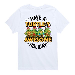 Boys' - Teenage Mutant Ninja Turtles - Turtley Awesome Group Short Sleeve Graphic T-Shirt - 1 of 4