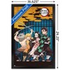 Trends International Demon Slayer - Group Art Framed Wall Poster Prints - 3 of 4