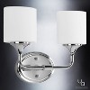 Urban Ambiance Luxury Contemporary Bathroom Vanity Light,  11.125"H x 14.5"W,  Polished Chrome Finish, UHP2570 - 3 of 4