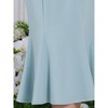 INSPIRE CHIC Women's High Waist Ruffle Hem Midi Length Mermaid Skirt - 4 of 4