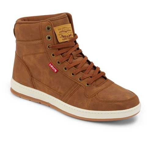 Levi's Mens Stanton Waxed Ul Nb Fashion Hightop Sneaker Shoe, Tan/brown,  Size  : Target