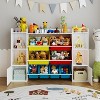 Kids Toy Storage Box with 8 Removable Toy Boxes, 4-Layer Toy Storage Box, Kids Bookshelf and Toy Storage Box for Study Room, Bedroom, Kids Room - 2 of 4