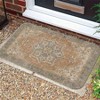 Chery Life 1PC Rectangular Printed Floor Mat, Vintage-Inspired Bohemian Area Rug - 3 of 4
