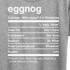 Women's - Instant Message - Eggnog Nutrition Christmas Short Sleeve Graphic T-Shirt - 2 of 4