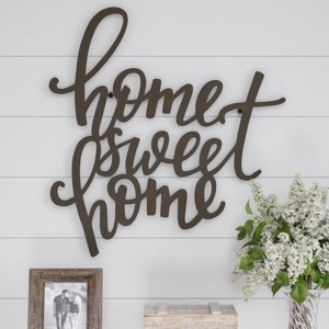 Hasting Home Metal Word Art Wall Decor - 1 of 4