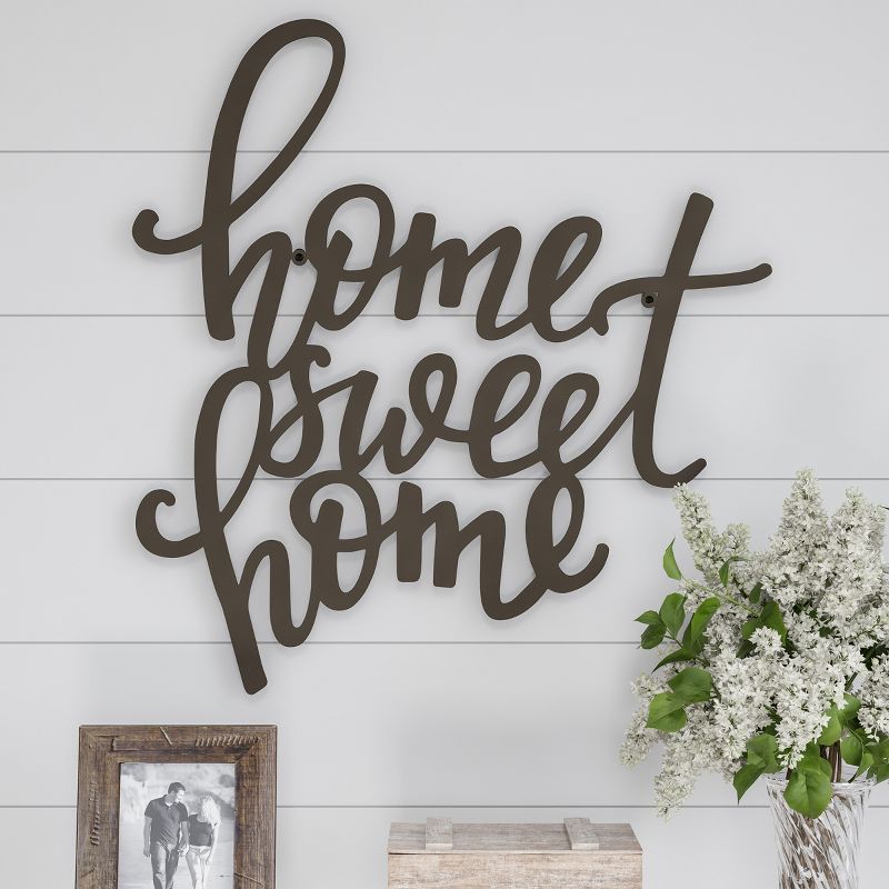 Hasting Home Metal Word Art Wall Decor, 2 of 9