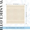 White Classic Luxury 100% Cotton Washcloths Set of 12 - 13x13" - 3 of 4