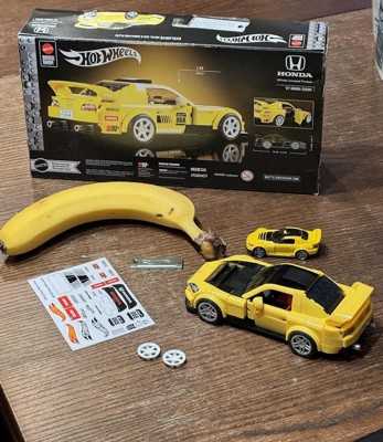 Mattel Brick Shop Hot Wheels Speed Series Juego de construcción del Honda S2000 del 200, 257 Piezas, Detalles realistas y Pegatinas, para Adultos coleccionistas y niños/as 10 años, JFR88