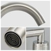 PAGED 8 Inch Bathroom Faucet Modern Sink Basin Faucets with 360° Swivel Spout, 3 Hole Faucet for Bathroom - 4 of 4