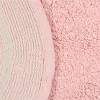 Double Ruffle Collection Cotton Ruffle Pattern Tufted Bath Rug - Home Weavers - 4 of 4