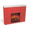 Corobuff® Corrugated Fireplace, Tu-Tone™ Brick, 30"H x 38"W x 7"D, 1 Fireplace - 2 of 3
