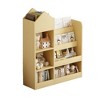 Kumasinova Wooden Kids Bookshelf Toy Storage Organizer,Bookcase with 6 Storage Compartments&2 Baskets,Display Book Shelves for Bedroom&Playroom - 3 of 4