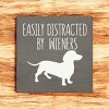 Slickblue Rustic Funny Dachshund Dog Quote Wood Sign, Solid Pine Wall or Shelf Decoration, 7x7 Inches, Multiple Colors - 2 of 3