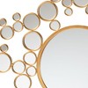 Baxton Studio Castiel Modern Glam and Luxe Antique Goldleaf Metal Bubble Accent Wall Mirror - 3 of 4