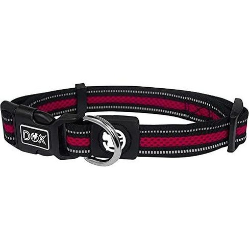 Ddoxx Air Mesh Dog Collar Reflective Adjustable And Padded Small Black Target