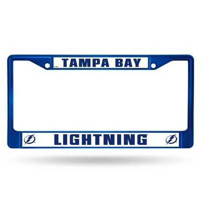 NHL Tampa Bay Lightning Colored Chrome License Plate Frame