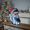 Santa Head Ekkolight 24"H - 2 of 4