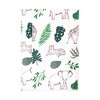 Hudson Baby Boys and Girls Cotton Poly Flannel Burp Cloths 8-Pack, Jungle, One Size - 3 of 4
