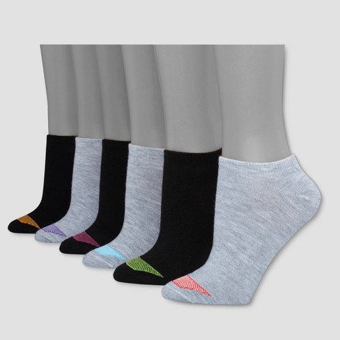 Hanes Cool Comfort Sport No Show Socks, Shoe Size 5-9, 3 pair