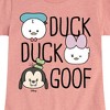 Girls' - Disney - Duck Duck Goof Fitted Short Sleeve Graphic T-Shirt - 2 of 4