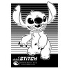 Men's Lilo & Stitch Black and White Experiment 626 Smiles T-Shirt - 2 of 4