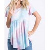 Women's Cotton Candy Babydoll Top - PLUS - HEIMISH USA - 2 of 4