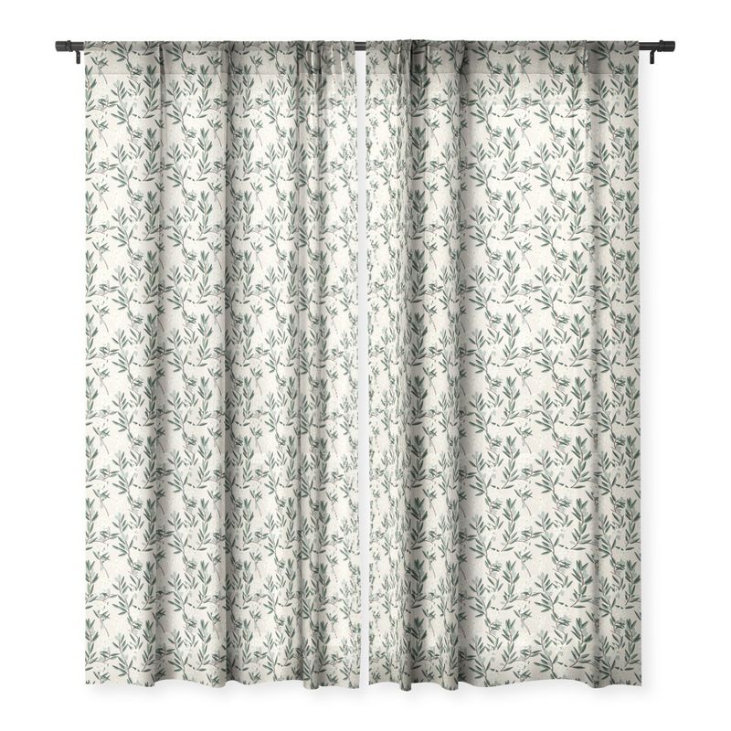 Holli Zollinger Floral Bloom Single Panel Sheer Window Curtain - Deny Designs, 3 of 7