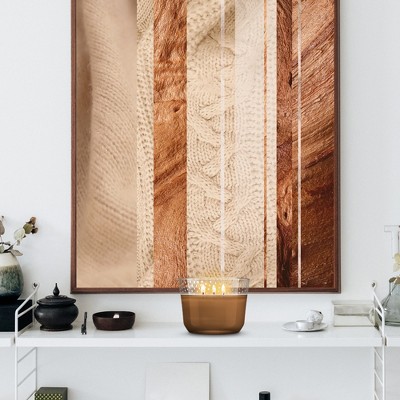 Comforting Cashmere Woods Brown Scented Jar Candle 6.8 oz