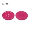 Unique Bargains Sewing Resin Round Flat 4-Hole Replacement Craft Buttons 20 Pcs - 3 of 4