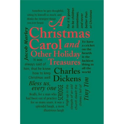 A Christmas Carol and Other Holiday Treasures - (Word Cloud Classics) by  Charles Dickens (Paperback)