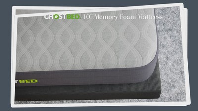 GhostBed 10'' Medium Memory Foam Mattress
