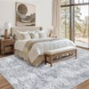 Vintage Geometric Rug Washable Indoor Bedroom Rugs Non Slip Low Pile Area Rug - 2 of 4